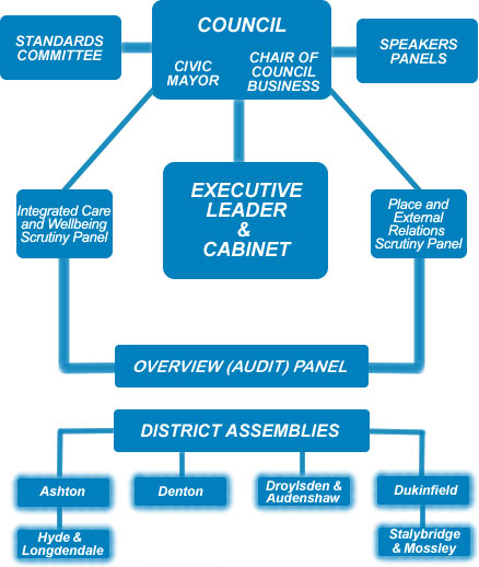 Diagram of council structure