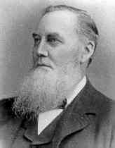 a photograph of Daniel Adamson (1820-1980) - first Chairman of the Manchester Ship Canal Company