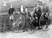 Graphic - Members of Dukinfield Cycling Club circa 1900s