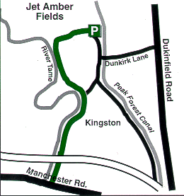 Map of Jet Amber Fields