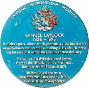 Blue Plaque for Samuel Laycock