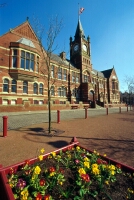 a photograph of the front of Dukinfield Town Hall