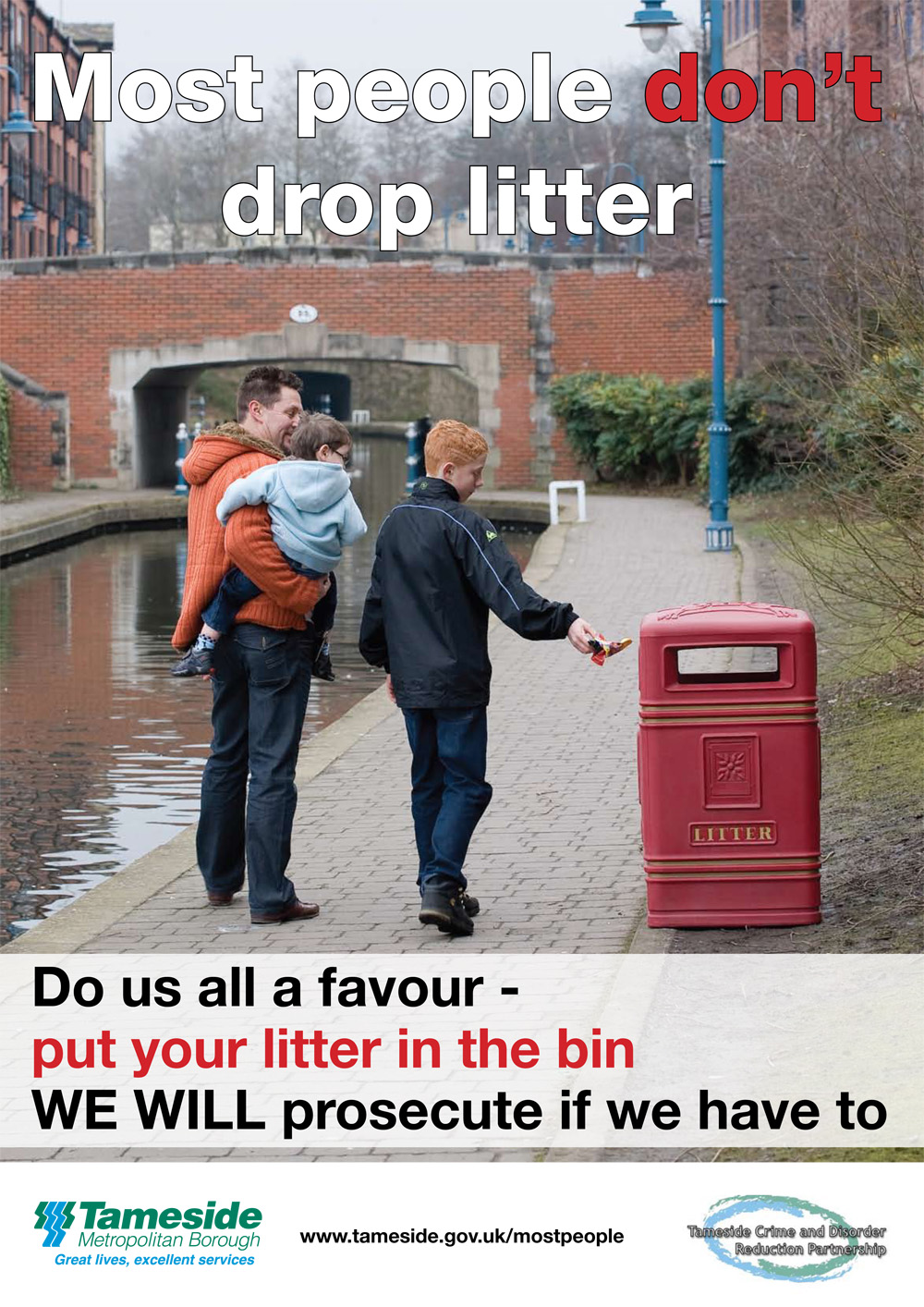 dropping litter