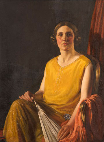 The Yellow Lady - Lorna Beadle by Raymond Ray-Jones