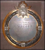Knight plaque in St Albions Church