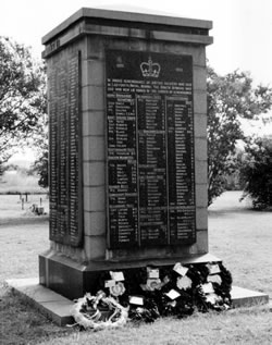 Ladysmith Memorial to those killed during the Siege