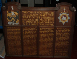 24th Battalion Memorial, Museum of the Manchester Regiment