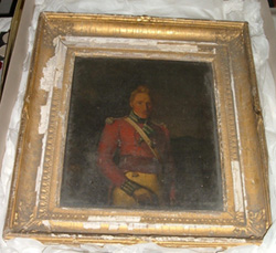 Painting before conservation