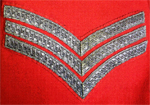 Sergeants Chevrons or stripes