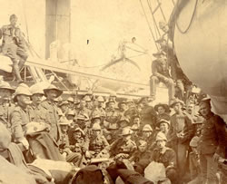 3rd Battalion leaving South Africa, October 1906