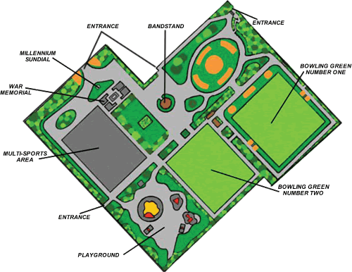 Plan of Victoria Park