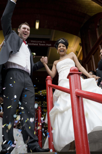 Image of a multicultural wedding