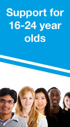Support for 16-24 year olds