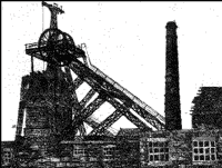 a photograph of the Winding Gear at Snipe Colliery, Audenshaw
