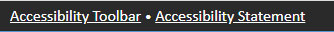 Accessibility Toolbar