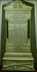 Marble wall memorial recording Vol. Service Sections provided by Ardwick Bn