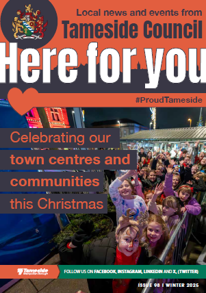 The Winter 2025 cover of the Tameside Citizen