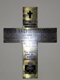 Thwaites Cross, Arnside Parish Church, Cumbria