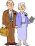 Elderly couple