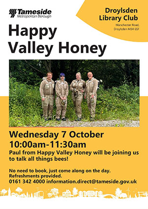 Droylsden Library Club Poster