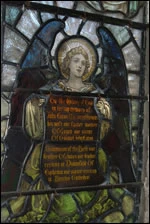 Part of 1 of 3 windows in memory of John Eaton and Family