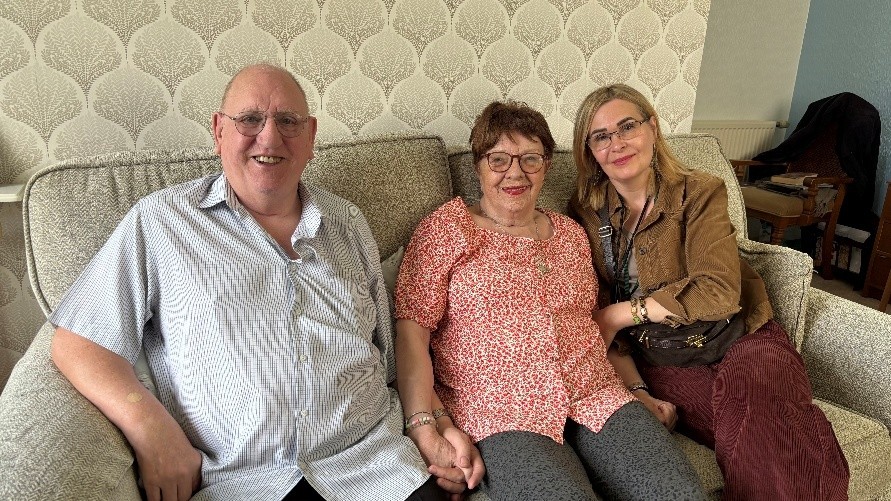 Maragret, John and Ausra