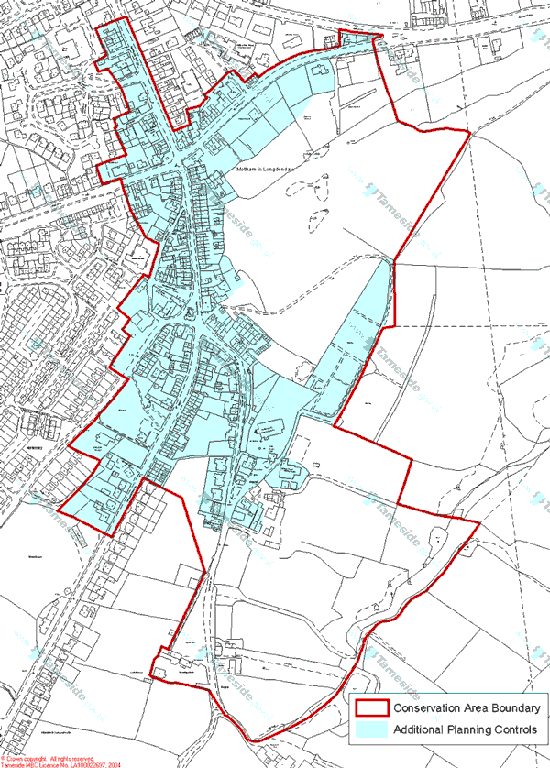 Map of Ashton Town Center Conservation Area