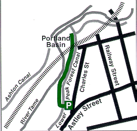 Map - Lower Peak Forest Canal