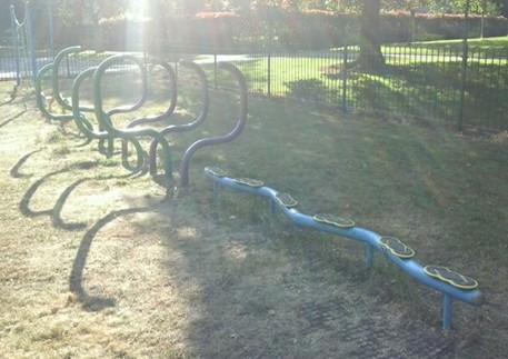 Activity Trail, Multi use balance trail situated on grass