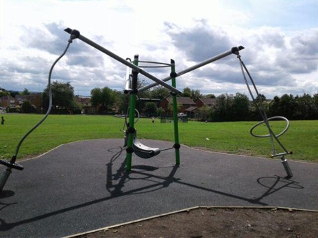 Multi-play unit, spinning pole and seating unit