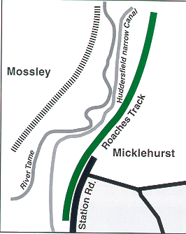 Map of Roaches