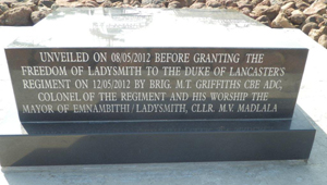 Memorial to Privates Robert Scott and James Pitts