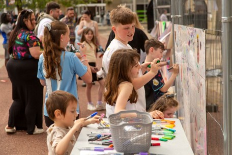 Kids painting
