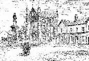 Chapel Hill Dukinfield including the War Memorial , Old Chapel and the Astley Arms