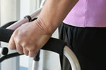 Image of someone using a walking frame