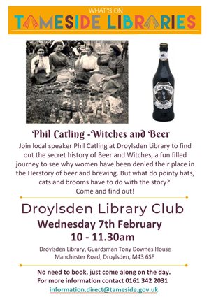 Phil Catling - Beer and Witches event