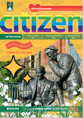 The Spring 2022 cover of the Tameside Citizen