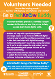 Volunteers Needed - TechKnow Buddies