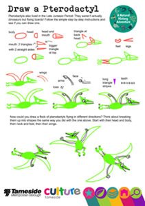 How to Draw a Flying Lizard