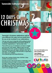 Arts and Engagement. 12 Days of Christmas. School Engagement