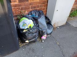 Dumped rubbish on Ripon St