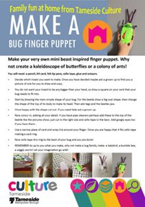 Make a Bug Finger Puppet
