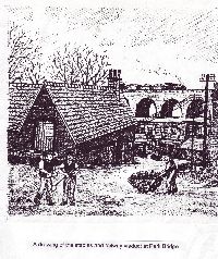 Drawing Of The Stables And Viaduct At Parkbridge