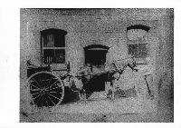 Horse And Cart In Stables Yard
