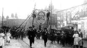 photograph of the Socialists Demonstrations, Hyde, 3rd July 1910