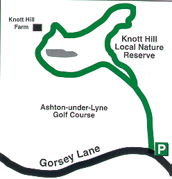 Map of Knott Hill Nature Reserve
