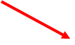 Image of an arrow pointing diagonally to the right
