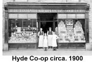 Photograph of Hyde Co-op circa. 1900