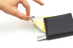 Image of a wallet and hand
