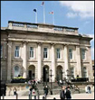Photo of Ashton Town Hall, home of the Museum of the Manchester Regiment